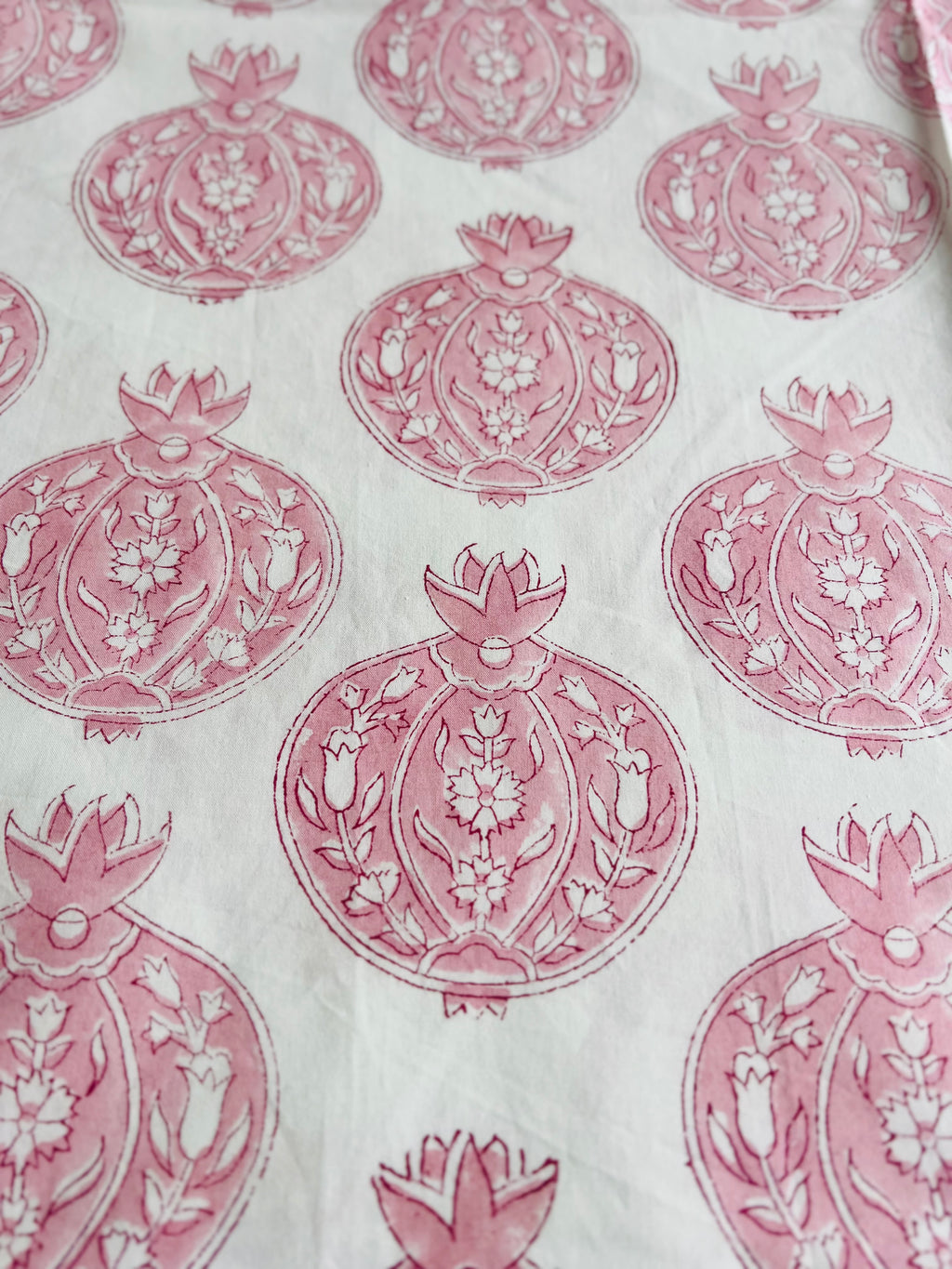 Percale cotton Handblock Bedsheet 300 TC