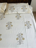 Handblock Cotton Bedsheet